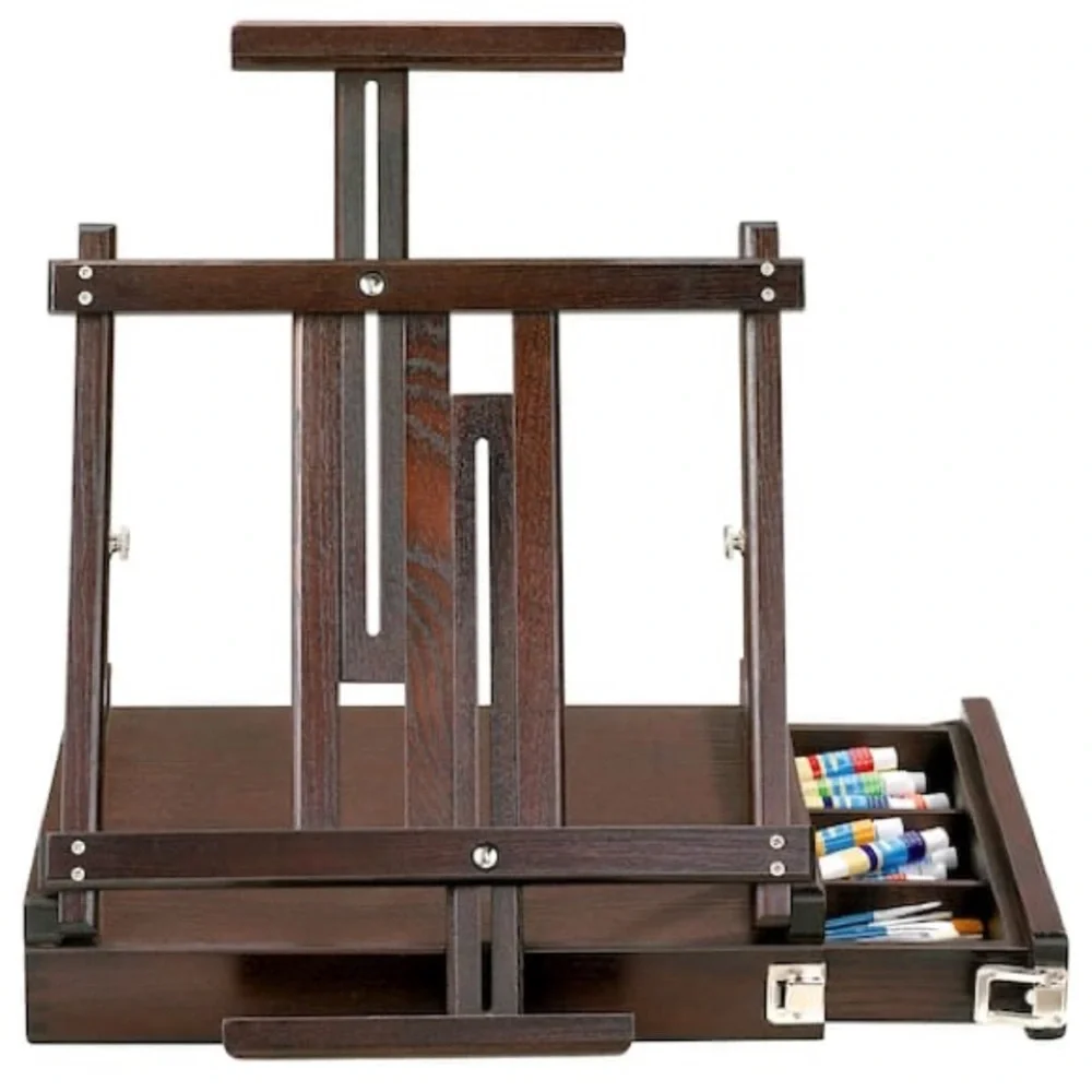 Deluxe Wooden Box Table Easel with Storage by Artist's Loft - Picture 3 of 15